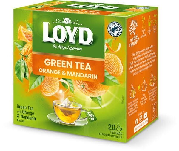 LOYD POMARANCZA I GREJPFRUT GREEN TEA 40G