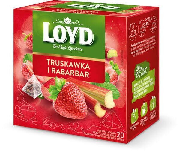 LOYD TRUSKAWKA I RABARBAR GREEN TEA 40G